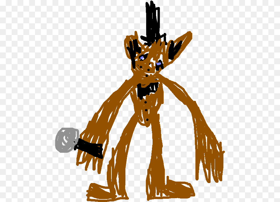 Freddy Fazbear, Person, Scarecrow, Cartoon, Art Free Png