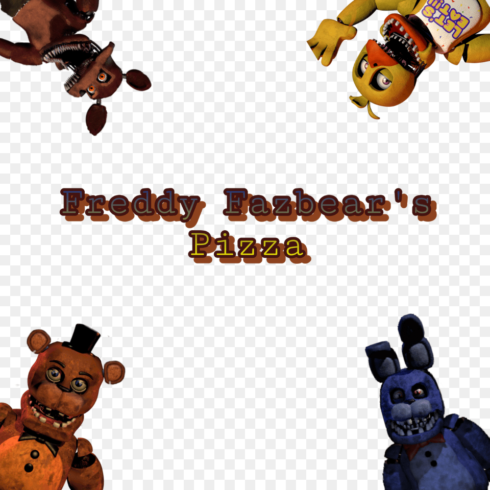 Freddy Fazbear39s Pizza Poster Fnaf Cartoon, Toy, Face, Head, Person Free Png Download