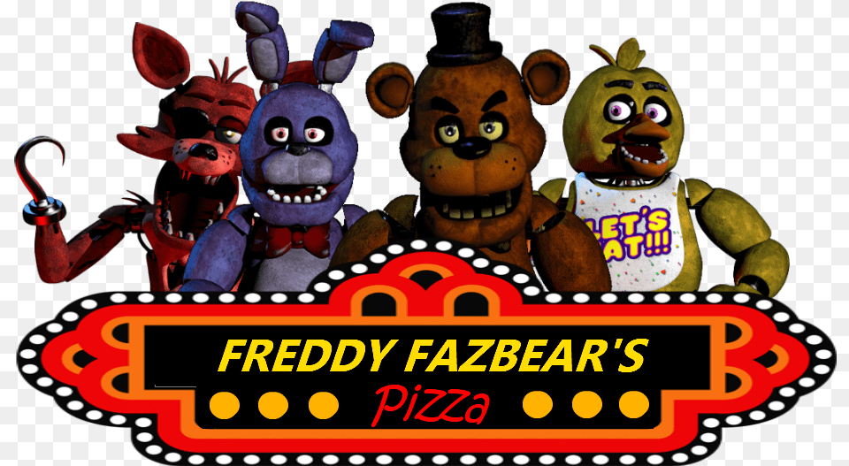 Freddy Fazbears Pizza Logo By Jetfox89 On Deviant Freddy Fazbear Pizza, Face, Head, Person, Toy Png