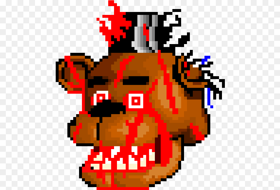 Freddy Fnaf Pixel Art Minecraft, Dynamite, Weapon Free Transparent Png