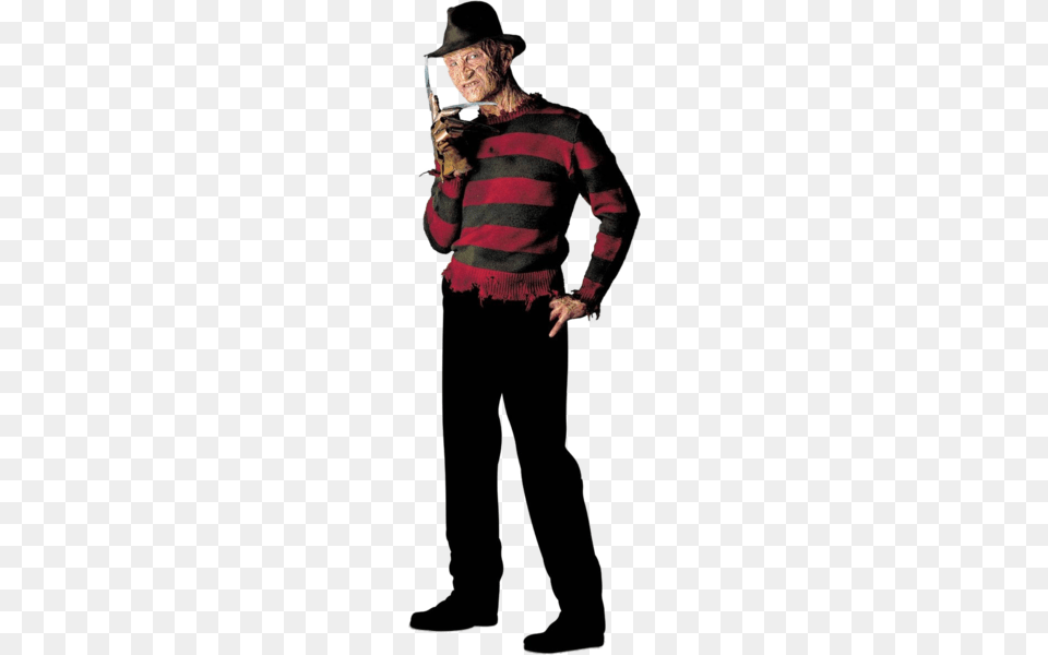 Freddy Krueger, Adult, Sword, Sweater, Person Png