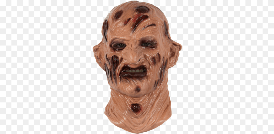 Freddy Krueger Mask Elm St Realistic Mask Halloween Mask, Figurine, Person, Head, Face Png Image