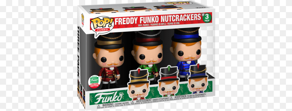 Freddy Nutcracker 3 Pack Funko Shop Funko Pop De Freddy Funko, Baby, Person, Toy, Nature Free Png