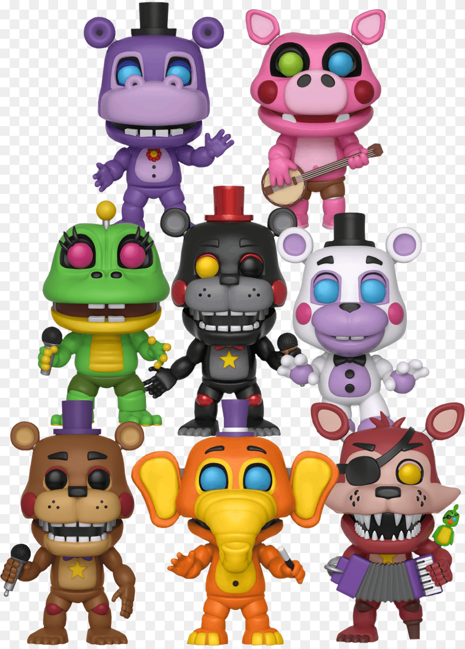 Freddy Ultimate Custom Night Funko Pop, Toy, Baby, Person, Robot Free Png