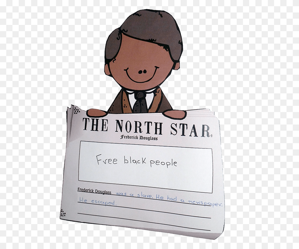 Frederick Douglass Craftivity From My Black History Cartoon, Baby, Person, Face, Head Free Transparent Png