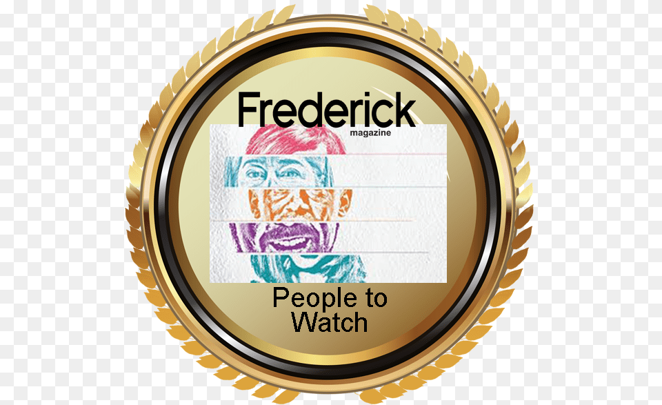 Fredmag Circle, Gold, Face, Head, Person Png Image