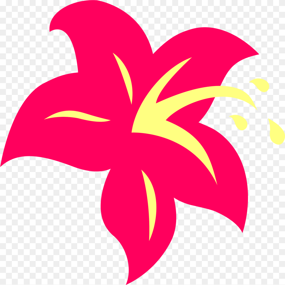 2018 Hibiscus Flower Clipart Black And Mlp Lily Cutie Mark, Plant, Person Free Png