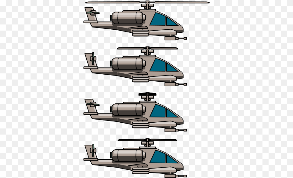 Free 2d Game Art Attack Helicopter Animated Sprite Helicopter Sprite, Aircraft, Transportation, Vehicle, Cad Diagram Png Image