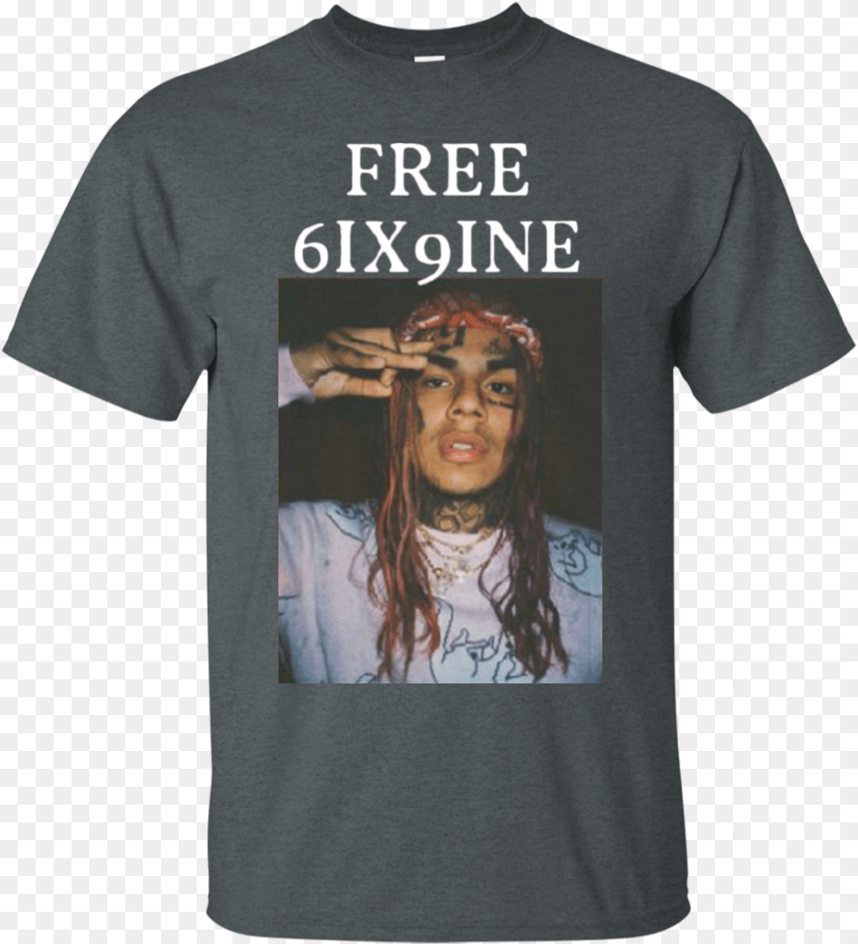 Free 6ix9ine Shirt, Clothing, T-shirt, Child, Female Png Image