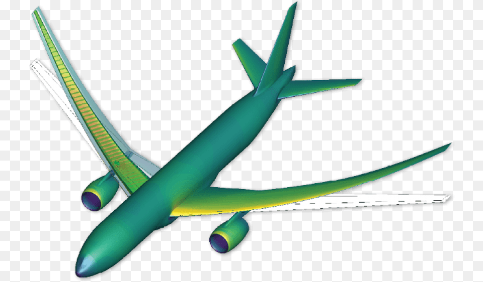 Airplane Design Image With Transparent Fuel Efficient Aircraft, Airliner, Transportation, Vehicle, Flight Free Png