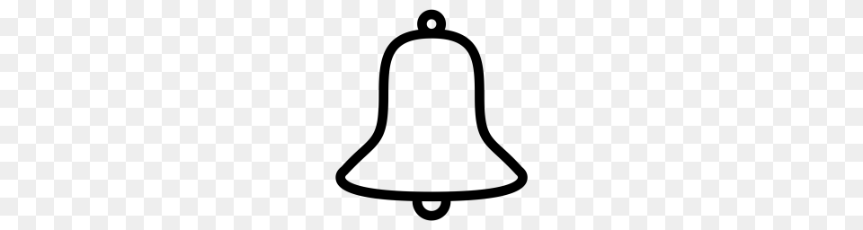 Alarm Bell Alert Christmas Notification Ring Snapchat, Gray Free Transparent Png