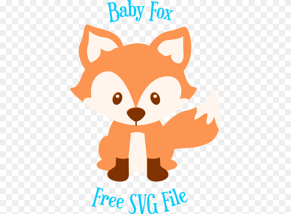 Free Animal Cut File For Cricut And Silhouettes Welcome Fox Sake, Plush, Toy, Advertisement, Poster Png Image