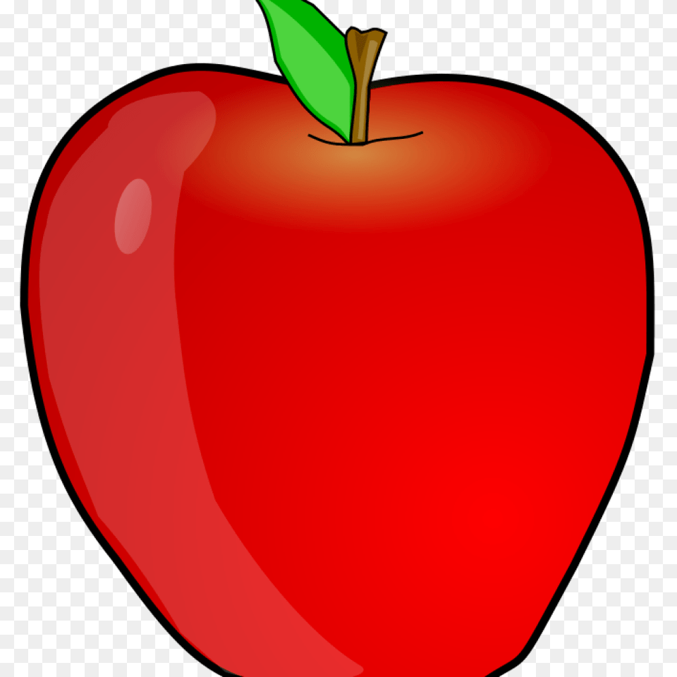 Apple Clipart Clipart Download, Food, Fruit, Plant, Produce Free Png