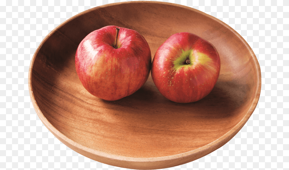 Apple Transparent Two Apple In A Plate, Food, Fruit, Plant, Produce Free Png Download