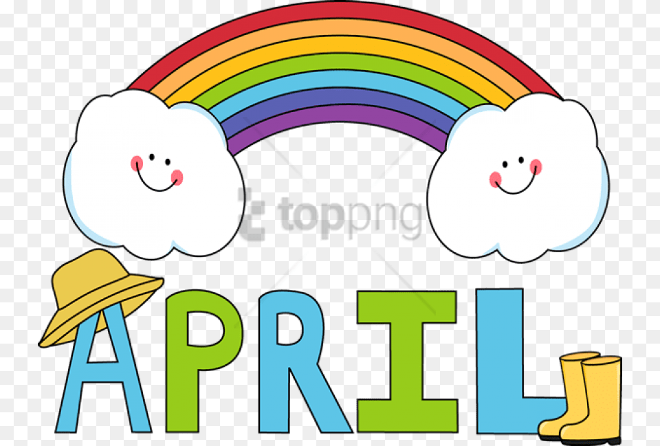 Free April With Transparent Background April Clipart, Text, Clothing, Hat, Number Png Image