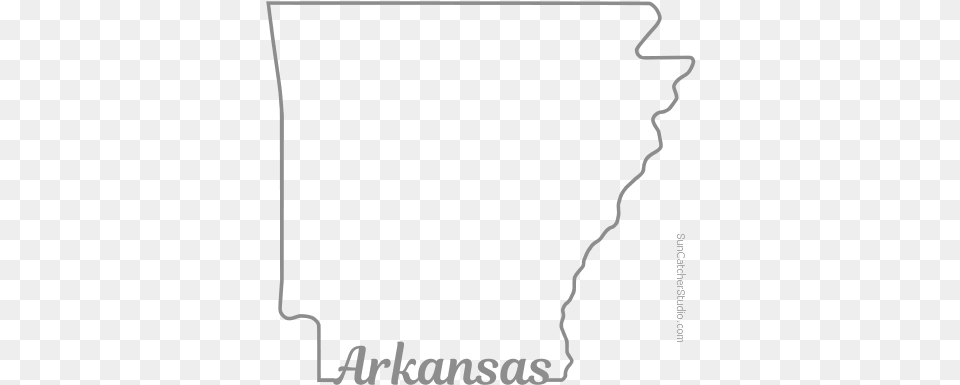Free Arkansas Outline With State Name On Border Cricut State Outlines, Chart, Plot, Silhouette, Text Png