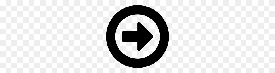 Arrow Circle O Right Button Navigation Icon Download, Gray Free Transparent Png