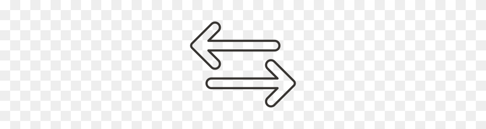 Free Arrow Path Way Direction Sign Bidirectional Left Right, Symbol Png