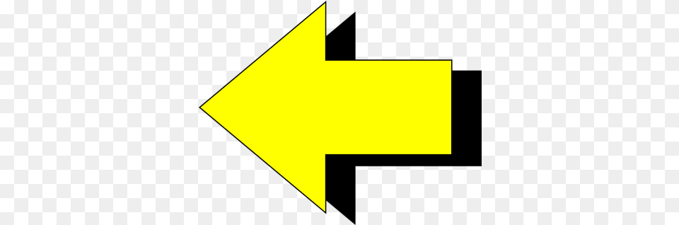 Arrow Pointing Left Download Yellow Arrow Pointing Left Clipart, Symbol Free Png