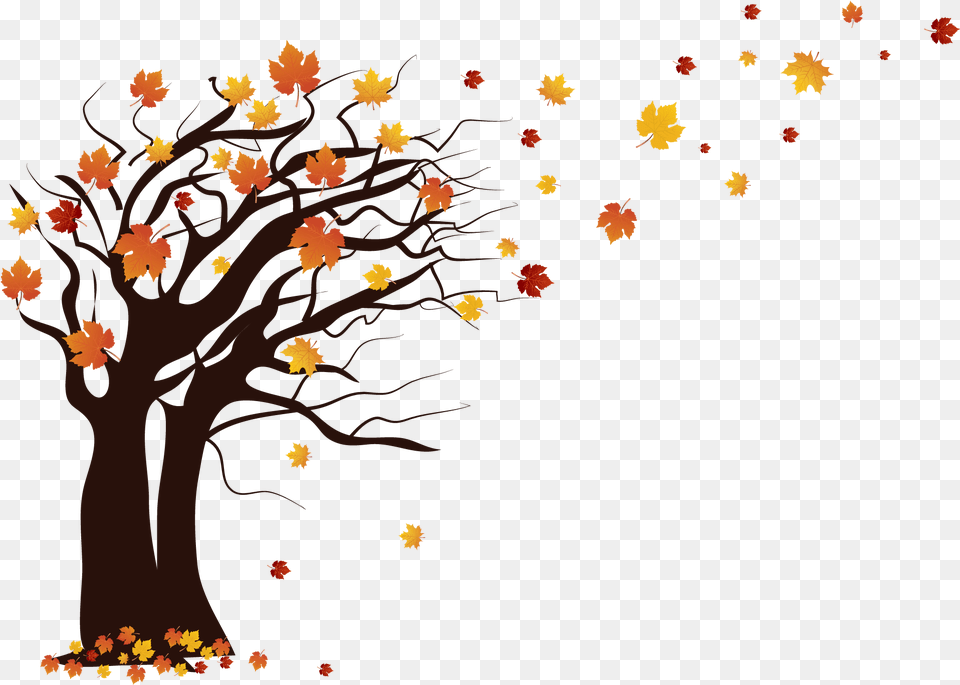 Autumn Trees Fall, Leaf, Plant, Tree, Art Free Png