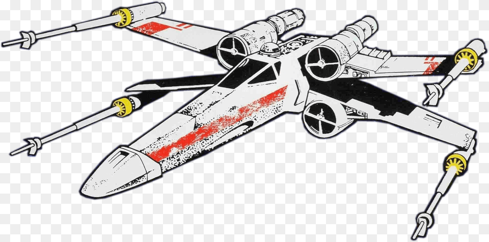 Aviation Wing Cliparts Clip Art Star Wars X Wing Vector, Cad Diagram, Diagram, Aircraft, Airplane Free Transparent Png