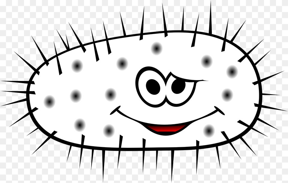 Free Bacteria Cliparts Download Germs Clipart Black And White, Animal, Sea Life, Fish, Puffer Png Image
