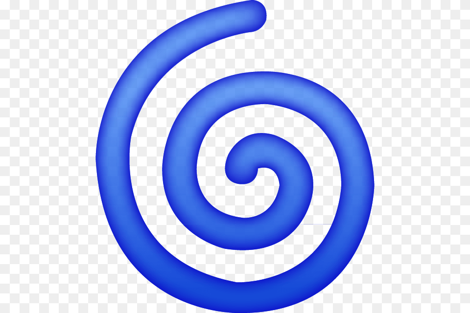Free Ball And Moon Emoji Blue Swirl Emoji, Coil, Spiral, Disk Png