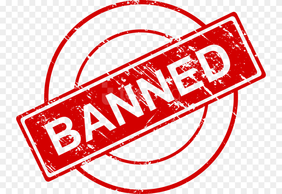 Free Banned Stamp Banned, Dynamite, Sign, Symbol, Weapon Png