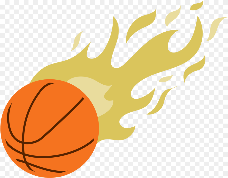 Basketball Basketball On Fire Transparent, Person, Sport Free Png