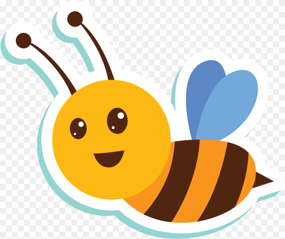 Free Bee With Transparent Background Happy, Animal, Honey Bee, Insect, Invertebrate Png