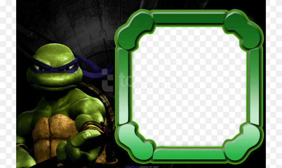Best Stock Photos Ninja Turtles Kids Transparent Donatello Ninja Turtle, Green, Device, Power Drill, Tool Free Png