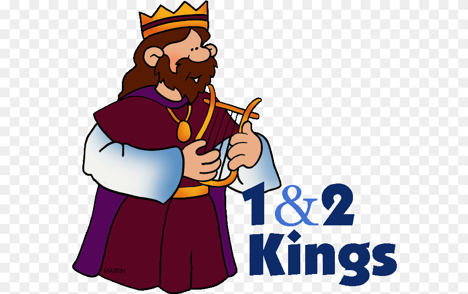 Bible Clip Art By Phillip Martin 1 And 2 Kings Cartoon King David Bible, Baby, Person, Face, Head Free Transparent Png