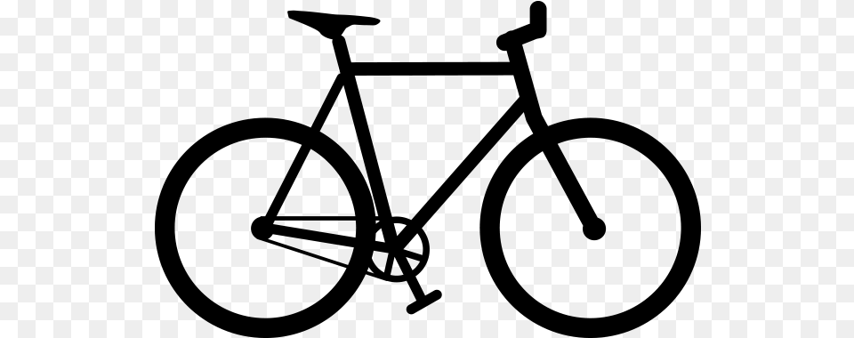 Bicycle Vector Library Huge Freebie Download Fuji Classic Track Bike, Gray Free Png