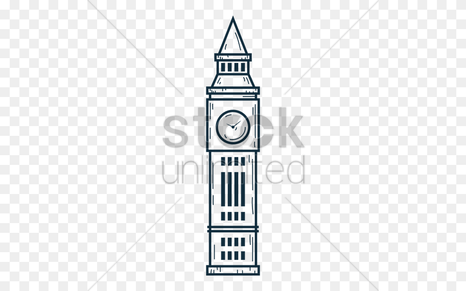 Big Ben Vector, Architecture, Bell Tower, Building, Clock Tower Free Png