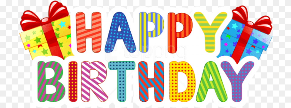 Birthday Banner Transparent Clip Art Clip Art, Text, Dynamite, Weapon, Logo Free Png Download