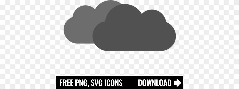 Black Clouds Icon Symbol In Svg Format Language, Nature, Outdoors, Weather, Cloud Free Png Download