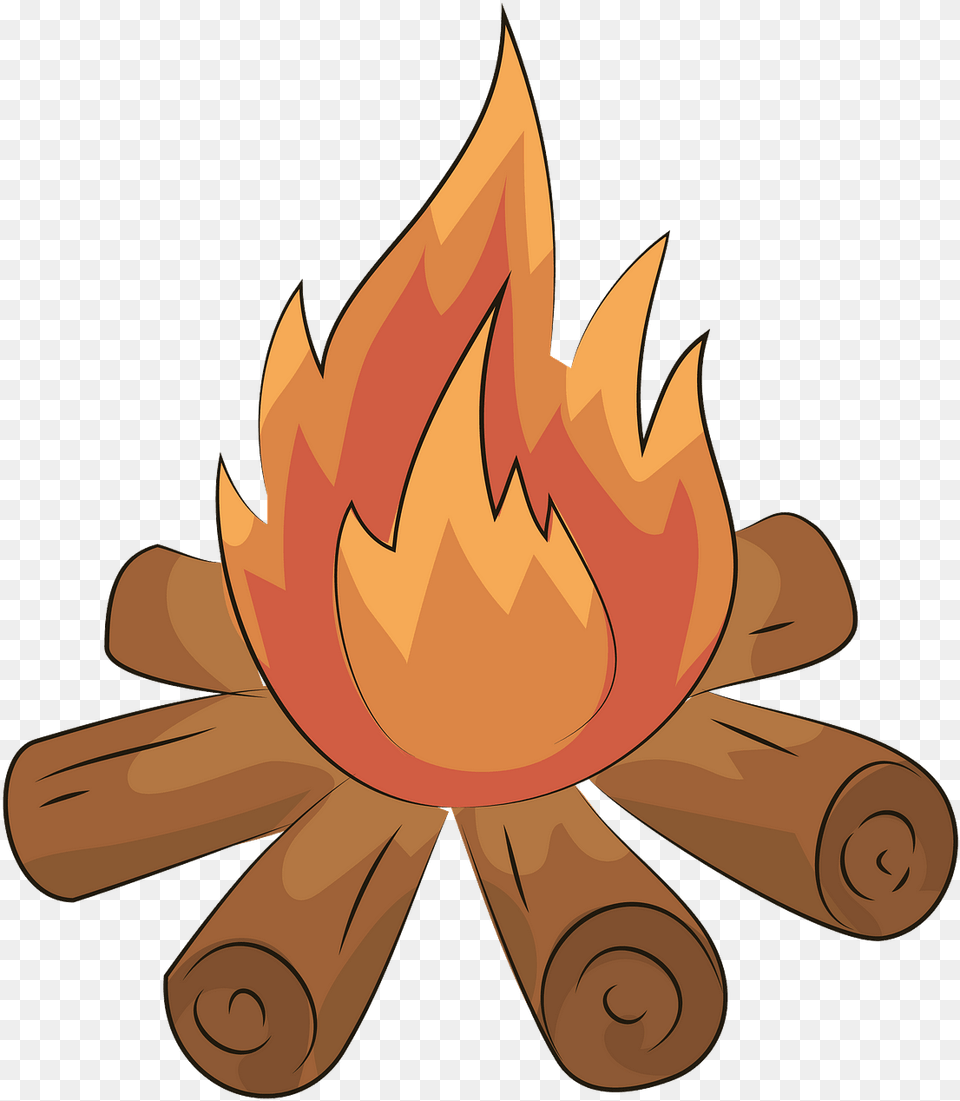 Bonfire Clipart, Fire, Flame, Animal, Fish Free Transparent Png