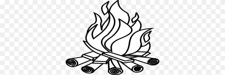 Bonfire Cliparts Black, Fire, Flame Free Png Download