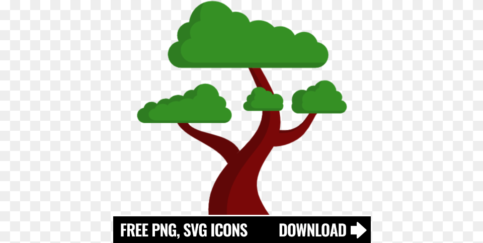 Bonsai Tree Icon Symbol Download In Svg Format Language, Land, Nature, Outdoors, Plant Free Png
