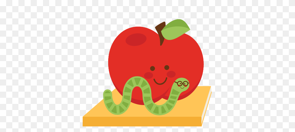 Free Book Worm Transparent Book Worm, Food, Fruit, Plant, Produce Png Image