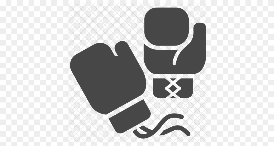 Free Boxing Gloves Icon Of Glyph Style Illustration, Clothing, Glove Png Image