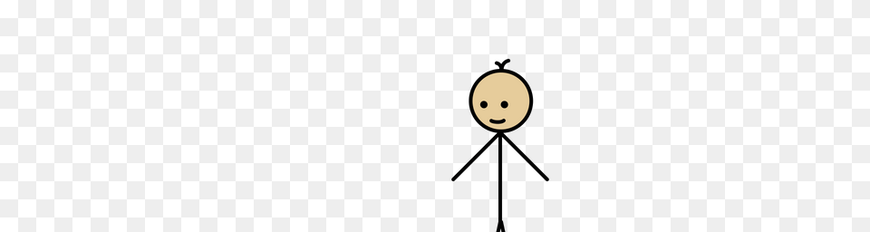 Boy Stick Stickman Human Alone Happy Icon Download, Nature, Night, Outdoors, Astronomy Free Transparent Png