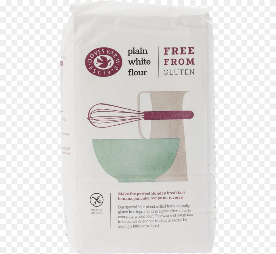 By Doves Farm Plain White Flour From Gluten 1kg White Rice, Powder, Bowl, Appliance, Device Free Transparent Png