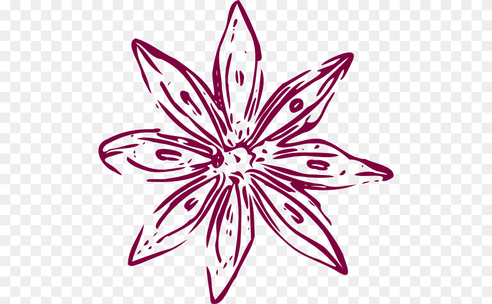 Free Calla Lily Clip Art Black And White Simple Flower Design, Dahlia, Plant, Purple, Graphics Png