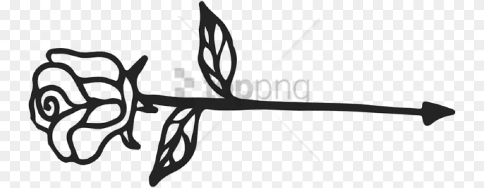 Calligraphy Arrow Line With Calligraphy Arrow, Weapon Free Transparent Png