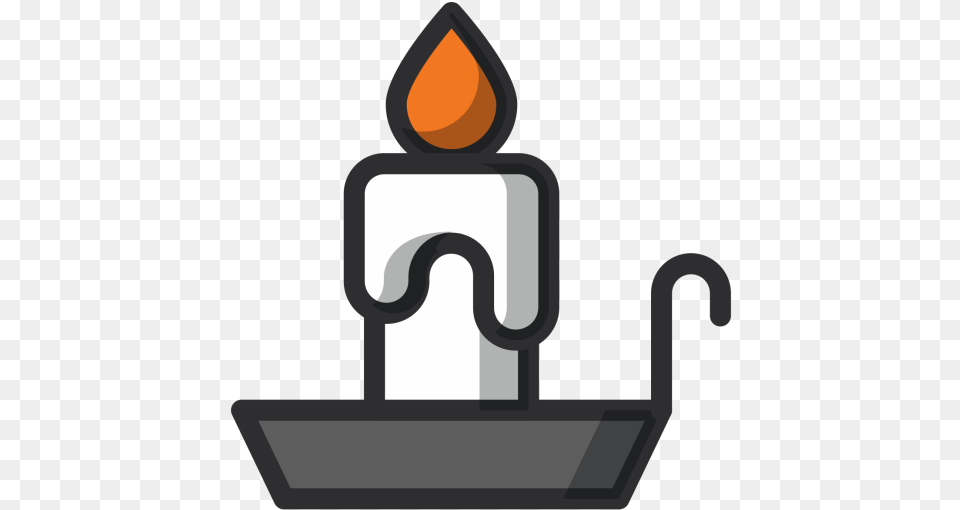 Free Candle Halloween Light Darkness Wax Holder Icon Of Transparent Halloween Doodles Png