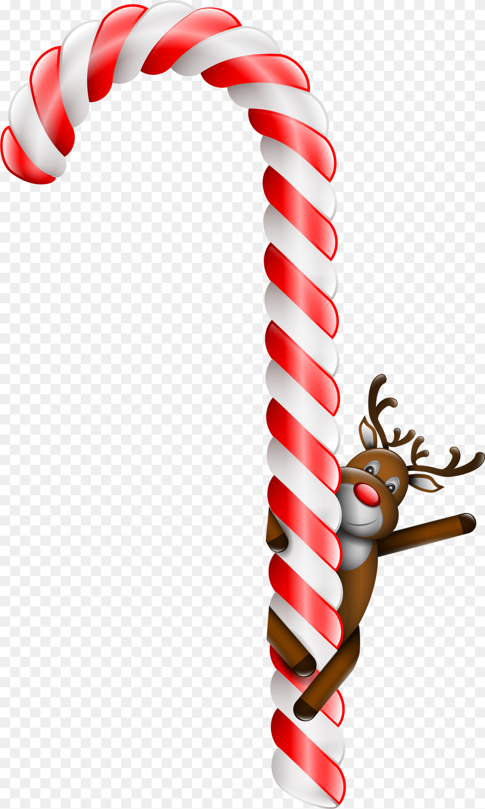 Free Candy Cane Clipart Transparent Christmas Candy Cane Transparent Background, Food, Sweets, Dynamite, Weapon Png Image