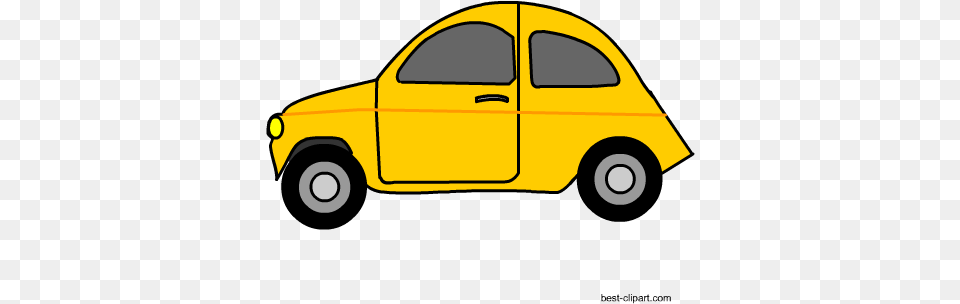 Free Car Clip Art And Graphics Yellow Car Clipart, Taxi, Transportation, Vehicle Png Image