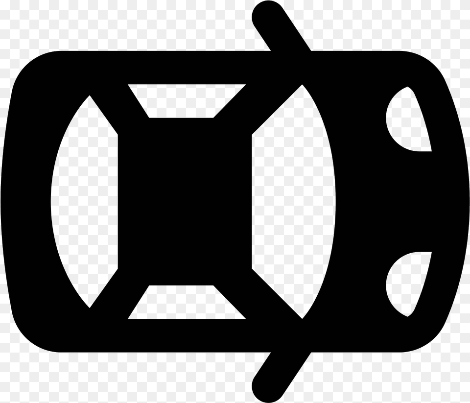 Car Top View Icon, Gray Free Png