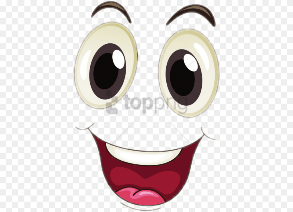 Cartoon Eyes And Mouth Image With Transparent Cartoon Face Expression, Smoke Pipe, Accessories, Glasses Free Png